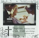 Malden International Designs Baptism Photo Frames, Multi