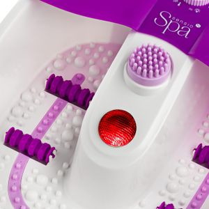 Sensio Spa Foot Massager – White/Purple, Relaxing Vibration