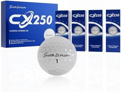 SUMBONUM 12 Pack Premium Urethane Golf Balls, High Spin & Soft Feel – Flex Core Technology for Maximum Distance & Control – 332 Micro-Dimple Design for Improved Aerodynamics