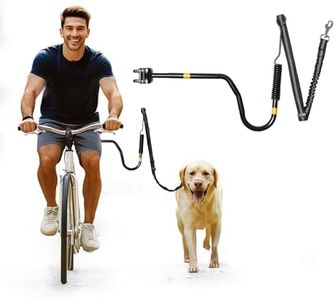 iPetba Heavy Duty Dog Bike Leash Attachment Hands Free Dog Bicycle Leash for Riding Exercising Cycling