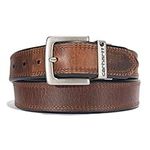 Carhartt Men's Reversible Belt, Brown/Black With Nickel Roller Finish, 42