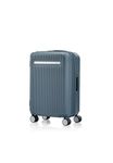 SAMSONITE Modus 55cm Small Cabin 8 Wheels Spinner Hard Luggage/Suitcase/Trolley Bag for Travel (Greyish Blue)