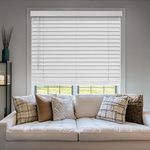CHICOLOGY Faux Wood Blinds, 35'W x 
