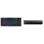 ASUS ROG Azoth 75% Wireless DIY Custom Gaming Keyboard, OLED display, Gasket-Mount & ROG Gaming Wrist Rest with Soft-Foam Cushioning for Ergonomic Comfort