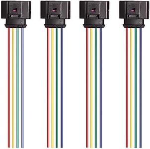 ENA Set of 4 Ignition Coil Connector Wiring Harness Compatible with Audi Porsche Volkswagen A4 A5 A6 A7 A8 S5 S6 Q7 R8 SQ5 Panamera Cayenne 2.0L 2.8L 3.0L 3.2L 4.2L 5.2L Replacement for 1P2648