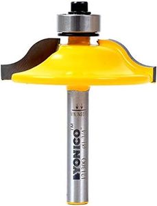 YONICO Raised Panel Cabinet Door Router Bits 1-3/4-Inch Diameter 1/4-Inch Shank 12130q