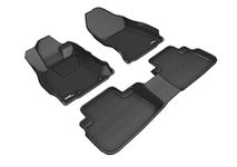 3D MAXpider All-Weather Floor Mats Compatible with Subaru Forester 2019-2022 Custom Fit Car Floor Liners, Kagu Series (1st & 2nd Row, Black)