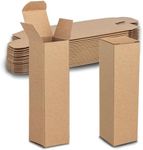 MT Products Tuck Top Small Kraft Paperboard Gift Box Perfect Packaging for Any Occasions Easily Assembles 2 in x 2 in x 7 in (30 Pieces) - Made in the USA