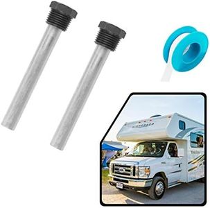 RV Water Heater Aluminum/Zinc Anode Rod for Atwood Heaters, Eau 2 Pack 1/2" NPT RV Hot Water Tank Anode Rod for RV, Camper and Trailer Water Heaters