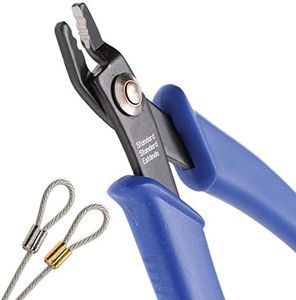 The Beadsmith Crimping Pliers - 5 inches long (127mm) - Use with 2mm crimps & .013-.024" diameter beading wire - Comfortable Handles - Create perfect crimps every time - Tool for Jewelry Making
