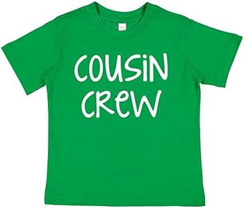 7 ate 9 Apparel Kids Cousin Crew Shirt for Baby and Toddler Girls or Boys T-Shirt, Vintage Green, 2T