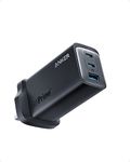 USB C Plug, Anker 120W GaN Charger, PPS 3-Port Fast Compact Wall Charger for MacBook Pro/Air, iPad Pro, Galaxy S22/S21, Dell XPS 13, Note 20/10+, iPhone 15/15 Pro/14/14 Pro, and More