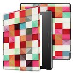 T Tersely Slimshell Case Cover For All-New Kindle Oasis(10Th Generation,2019 Release And 9Th Generation,2017 Release),Smart Shell Cover With Auto Sleep/Wake For Amazon Kindle Oasis 7 Inch(Cube),Multi