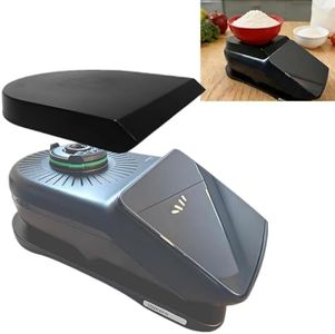 Weighing Base & Protective Cover for Thermomix TM7 | Precise Weighing without Mixing Pot| Protects Motor Coupling from Dust & Liquids (Big Weighing Plate - Black)