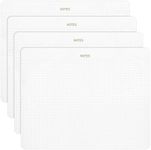 Sayglossy 4 Pcs Mouse Pad White Des