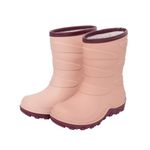 FUNCOO PLUS Kids Lined Wellies, Girls Boys Winter Warm Fleece Rain Boots Children Snow Boots Wellington Boots Size 11