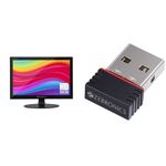 ZEBRONICS Zeb-V16HD LED Monitor with15.4 with Supporting HDMI, has VGA Input, HD 1280 x 800 Pixels,