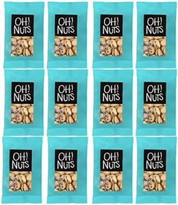 Pistachio Roasted Salted Individual Nut Snacks for On-the-Go | 12 Convenient Nut Snacks for School | Bulk Nuts Variety | Individual Packs (1.5 oz Each) by Oh Nuts