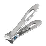 MAYCREATE® Nail Clipper Cutter Nail Cutting Trimmer Toenail Fingernail Cutter Stainless Steel Toenail Clippers for Thick Nails