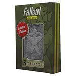 Official Fallout Limited Edition Metal"Strength" Collectible Perk Card