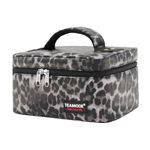 TEAMOOK Lunch Bag Insulated Lunch Box for Adults Men and Women,Leakproof Waterproof Cool Bag with Soft Handle 4.2L Leopard-Pattern