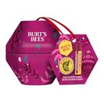 Burt's Bees Gift Set for Lip and Hand, Pomegranate Lip Balm and Cuticle Cream in Christmas Bauble, Bit of Burt's, Packaging May Vary