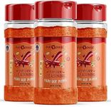 Popcorn Seasoning Fiery Hot Pepper Gourmet Popcorn Flavoring Variety Pack, 2.5 Ounce (Pack of 3) Movie Night Supplies