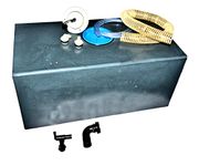 GS1 100 litre Motorhome fresh water tank kit with white locking filler cap