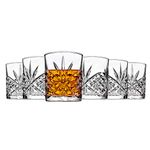 Godinger Dublin Crystal Set of 12 Double Old Fashioned Glasses