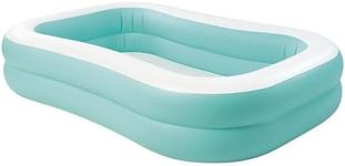 Intex 57181EP 7.5ft x 4.8ft x 18in Mandarin Swim Center Inflatable Pool, Orange