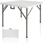BQKOZFIN 36'' Square Folding Table,