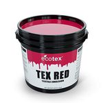 Ecotex® Tex-Red Screen Printing Emulsion (Pint - 16oz.) Pre-Sensitized Photo Emulsion for Silk Screens and Fabric - for Screen Printing Plastisol Inks, Pure Photopolymer Screen Printing Supplies