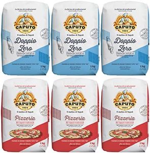 Caputo, paquete de selección - 3 x Classica 1 kg / 3 x Pizzeria 1 kg - (total 6 bolsas)