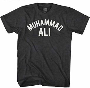 Muhammad Ali 60s Goat Greatest Boxer Black Heather Adult T-Shirt Tee