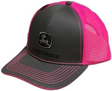 John Deere Women's Standard 23080418CH, Charcoal/Pink, One Size