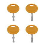 4PCcs Ignition Keys Replacement for Lawn Mower (Part Number 625-05000 725-2054 925-2054A),Ignition Keys for MTD Bolens Craftsman Troy-Bilt Cub Cadet(yellow)