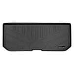 SMARTLINER Cargo Trunk Liner Floor Mat Behind 3rd Row Black for 16-19 Honda Pilot (Factory Tray Must be in The Top Position)