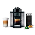 Nespresso Vertuo Evoluo Coffee and Espresso Machine with Aeroccino by De'Longhi, Black