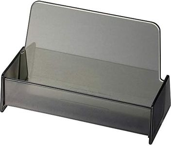 Officemate International Corp. 97833 Business Card Holder, 3-7/8-Inch x1-7/8-Inch x2-3/8-Inch , Smoke