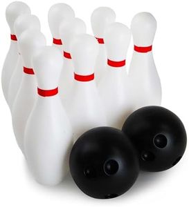 Boley Kids Bowling Set - 12 Piece Toddler Bowling Game - Indoor Outdoor Lawn Bowling Kit for Children - Lightweight, Safe, Family Play Set - Ideal Toy for Preschoolers, Garden Games, Party Fun