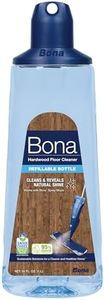 Bona Hardwood Floor Cleaner Spray Mop Cartridge - 34 fl oz - Unscented - Refillable - Residue-Free Floor Cleaning Solution for Bona Spray Mops for Wood Floors