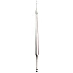 Acupuncture Pen, Dual Head Ear Body Point Probe Tip Acupressure Stainless Steel Facial Reflexology Massage Tool Ear and Body Point Probe Pen