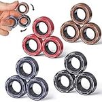 12Pcs Magnetic Rings Fidget Toy for