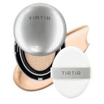TIRTIR Mask Fit Aura Cushion Foundation, Full coverage, Skin fit, Satin Glow Finish, Korean Cushion Foundation #21N IVORY, 18g