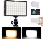 Video Light, Moman ML8 Portable LED On Camera Light CRI 98+ with Diffuser Type C Charging Built in Battery&USB C Charging Magnetic Attachment for DSLR Camera/Camcorder, Portable-Camera-LED-Video-Light