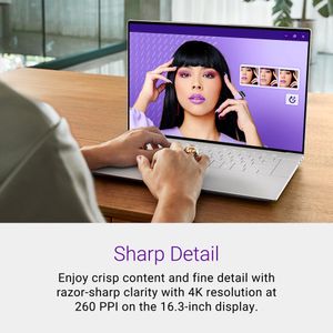 Dell 16” Premium Laptop – 4K OLED Touch, Core Ultra 9, RTX 5070, 32GB RAM, 1TB SSD, Windows 11, Platinum