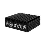 HUNSN Micro Firewall Appliance, Mini PC, OPNsense, VPN, Router PC, Intel N5105, RJ03, AES-NI, 4 x Intel 2.5GbE I226-V LAN, Type-C, TF, M.2 WiFi 6 Slot, 16G RAM, 256G SSD