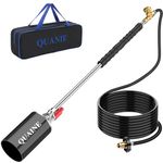 Propane Torch Weed Burner Kit,High Output 2,400,000 BTU with Storage Bag and Self Ignition,Heavy Duty Blow Torch with 10FT Hose,Flamethrower for Weeding,Roofing,Melting Ice Snow,BBQ