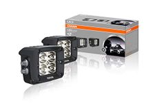 LEDriving CUBE VX80-SP, OFF ROAD LED work lights, high beam, spot, 1300 lumens, light beam up to 114 m, rectangular high-performance LED spot lights, duo-pack (2 pieces)