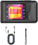 HIKMICRO E03 Pocket-size Compact Thermal Imaging Camera with Visual Camera, 96 x 96 IR Resolution, Powered by SuperIR, SuperScene�™, 25 Hz, 3.5" Touch Screen Thermal Imager, IP54, -4°F to 662°F